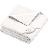 Beurer Wärmezudecke HD75 Cosy White, Heizdecke weiß, 130 x 180 cm