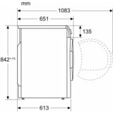 Bosch WTN83203 Serie 4, Kondensationstrockner weiß