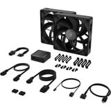 Corsair RX140 MAX Thick, Gehäuselüfter schwarz, 2er Pack, 140 mm