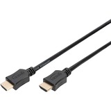 Digitus HDMI High Speed Kabel mit Ethernet, Typ A schwarz, 2 Meter