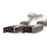 Digitus HDMI / Micro HDMI AOC Hybrid Glasfaserkabel, UHD 4K schwarz, 15 Meter, abnehmbare Stecker