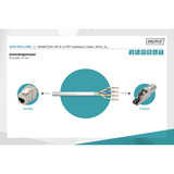 Digitus Professional ASSNET250 Cat.6 U/UTP Verlegekabel simplex, Eca grau, 305 Meter Trommel