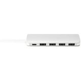 Digitus USB Type-C™ 4-Port Hub (USB 3.0) + PD, USB-Hub silber