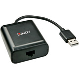 Lindy 4 Port USB 2.0 Cat.6 Extender, USB-Extender schwarz, 60m