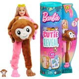 Mattel Barbie Cutie Reveal Dschungel Serie - Äffchen, Puppe 