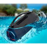 Medion Life P61768 Tragbarer Bluetooth Lautsprecher XL anthrazit, Bluetooth, Dual Illuminated, Lightstrip,Integrierte Powerbank