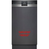 Siemens SR53ES24KE IQ300, Spülmaschine edelstahl (gebürstet)/schwarz, 45 cm, Home Connect