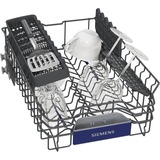 Siemens SR53ES24KE IQ300, Spülmaschine edelstahl (gebürstet)/schwarz, 45 cm, Home Connect
