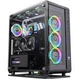 Thermaltake Core P6 Tempered Glass, Bench/Show-Gehäuse schwarz