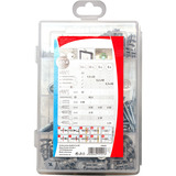 fischer Profi-Box GK + Schrauben, Dübel hellgrau, 101-teilig, mit Schrauben