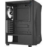 Aerocool Falcon G-BK-v2, Tower-Gehäuse schwarz, Tempered Glass