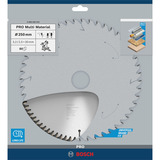 Bosch Professional PRO Multi Material Kreissägeblatt, Ø 250mm, 80Z Bohrung 30mm, für Kapp- & Gehrungssägen