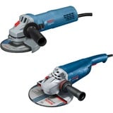 Bosch Professional Set Winkelschleifer GWS 22-230 J Professional +  GWS 880 Professional blau, 2.200 Watt, 880 Watt