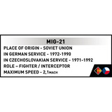 COBI MiG-21, Konstruktionsspielzeug Maßstab 1:48