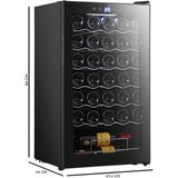 Cecotec Bolero GrandSommelier 34030, Weinkühlschrank schwarz