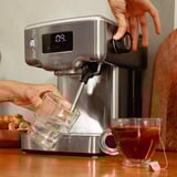 Cecotec Power Espresso 20 Barista Compact, Espressomaschine edelstahl (gebürstet), 1465 Watt