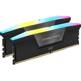 Corsair DIMM 16 GB DDR5-5200 (2x 8 GB) Dual-Kit, Arbeitsspeicher schwarz, CMH16GX5M2B5200C40, Vengeance RGB, INTEL XMP