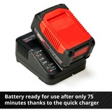 EINHELL Power-X-Change Starter-Kit 18Volt 4Ah, Set schwarz/rot, Akku + Ladegerät