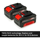 EINHELL Power-X-Change Starter-Kit 18Volt 4Ah, Set schwarz/rot, Akku + Ladegerät