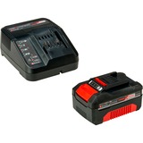 Einhell Power-X-Change Starter-Kit 18Volt 4Ah, Ladegerät schwarz/rot, Akku + Ladegerät