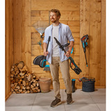 GARDENA Akku-Rasentrimmer PowerTrim 30/18V P4A grau/türkis, Li-Ion Akku 4Ah, POWER FOR ALL ALLIANCE