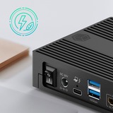 ICY BOX IB-DK2246AC, Dockingstation schwarz, USB-C, HDMI, DisplayPort