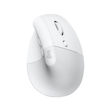 Logitech Lift für Mac, Maus weiß, Bluetooth, kompatibel mit macOS und iPadOS