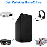 Medion Multiworx E42 (MD35484), PC-System schwarz, Windows 11 Home 64-Bit	