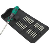 Wera Kraftform Kompakt 838 RA-R M Imperial Set 1, mit Ratschenfunktion, Bit-Satz schwarz/grün, 1/4", zöllig, 15-teilig