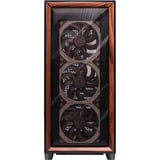 Antec Flux Pro Noctua Edition, Tower-Gehäuse schwarz/holz, inkl. NA-FH1 Lüfter-Hub