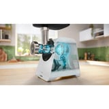 Bosch Fleischwolf MultiPower MFWS420W weiß, 500 Watt, Wurstfüller-Aufsatz