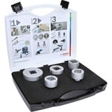 Bosch PRO Ceramic dry X-LOCK Diamant-Bohrkronen-Set, Ø 20 - 68mm, Bohrer-Satz 5-teilig