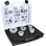 Bosch Professional PRO Ceramic dry X-LOCK Diamant-Bohrkronen-Set, Ø 20 - 68mm, Bohrer-Satz 5-teilig