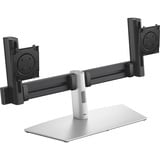 Dell Pro Dual-Monitorstandfuß MDS26, Monitorhalterung schwarz/silber