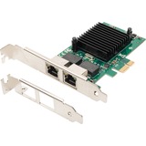 Digitus 2 Port Gigabit Ethernet, LAN-Adapter 