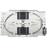 Digitus Spleißkassette mit 12 Pigtails, vormontiert, LC, OM4, Spleißbox grau