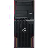 Fujitsu CELSIUS W520 Generalüberholt, PC-System schwarz/rot, Windows 10 Pro