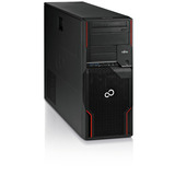 Fujitsu CELSIUS W520 Generalüberholt, PC-System schwarz/rot, Windows 10 Pro