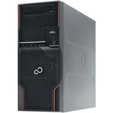 Fujitsu CELSIUS W520 Generalüberholt, PC-System schwarz/rot, Windows 10 Pro
