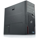 Fujitsu CELSIUS W520 Generalüberholt, PC-System schwarz/rot, Windows 10 Pro