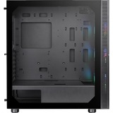 Thermaltake Versa T26 TG ARGB, Tower-Gehäuse schwarz, Tempered Glass