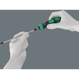 Wera 80 RA Vario Handhalter mit Ratschenfunktion, Schraubendreher schwarz/grün, für Doppelklingen aus dem Wera Vario-Programm