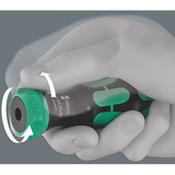 Wera 80 RA Vario Handhalter mit Ratschenfunktion, Schraubendreher schwarz/grün, für Doppelklingen aus dem Wera Vario-Programm
