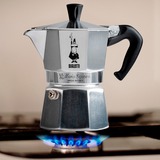 Bialetti Moka Express, Espressomaschine silber, 6 Tassen