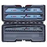 Bosch Professional Säbelsägeblatt-Satz Wood and Metal Basic, 15-teilig in ToughBox