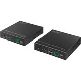 Digitus HDMI Fiber KVM IP Extender Set, KVM-Switch schwarz, 4K/60Hz