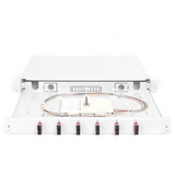 Digitus LWL-Spleißbox, bestückt, 6x SC DX, OM4 