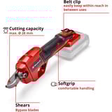 EINHELL Power X-Change Akku-Astschere GE-LS 18 Li-Solo, 18Volt rot/schwarz, ohne Akku und Ladegerät