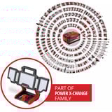 EINHELL Professional Akku-Lampe TP-CL 18/3000 Li Set - Solo, 18Volt, Baustrahler rot, ohne Akku und Ladegerät, inkl. Stativ