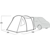 Easy Camp Tunnel-Busvorzelt Eidfjord grau, Modell 2025